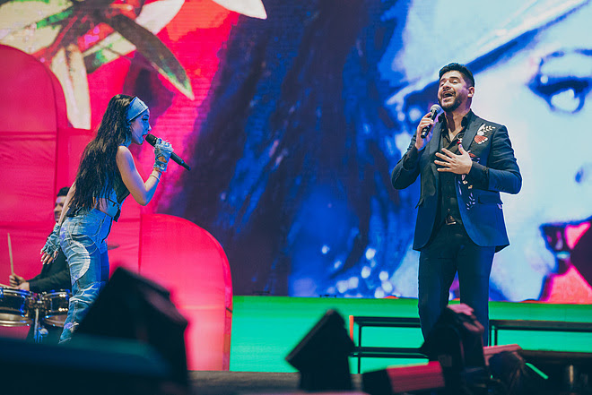 María Becerra junto a Ráfaga en el Lollapalooza ahora el video hace furor en redes